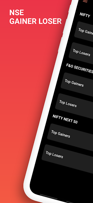 NSE Gainer Loser Screenshot 0