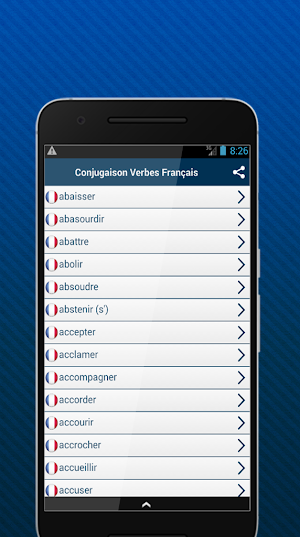 Conjugaison Verbes Français Screenshot 1