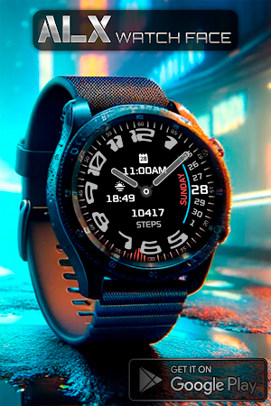 ALX19 Analog Watch Face Screenshot 0