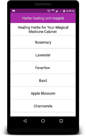 Herbs healing and magic Screenshot 1