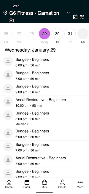 G6 Fitness Screenshot 1