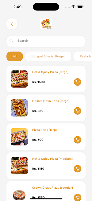 Hotspot Foods Screenshot 2
