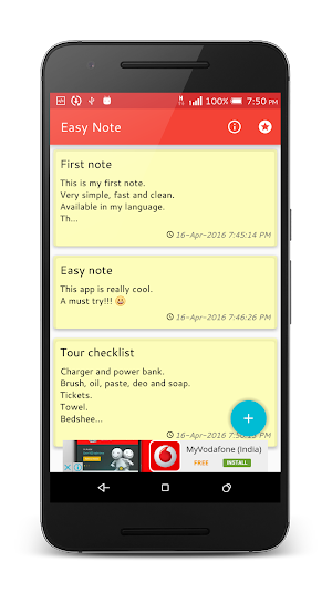 Easy Note Screenshot 0
