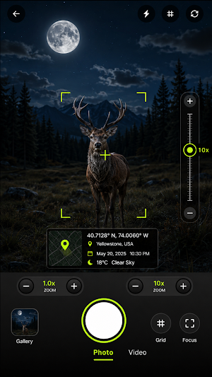 Night Mode Thermal Effects Cam Screenshot 3