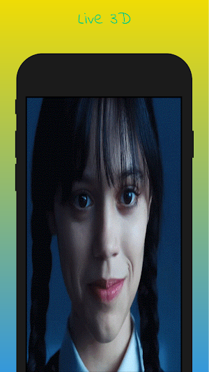 Wednesday Addams Live Wall Screenshot 2