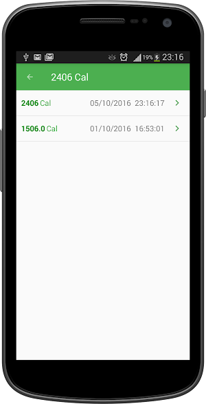 Calorie Calculator Screenshot 3