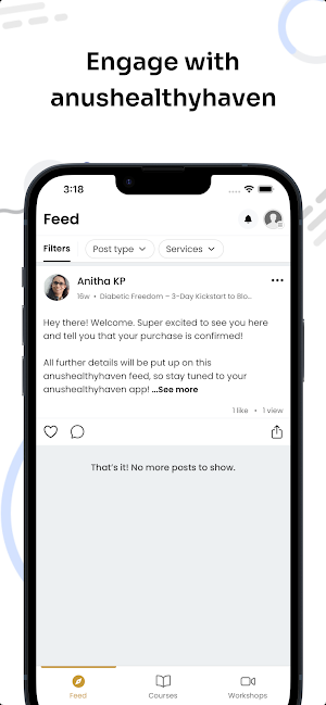 Anu Healthy Haven Screenshot 1