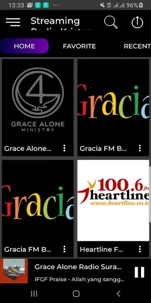 Streaming Radio Kristen Indonesia Screenshot 0