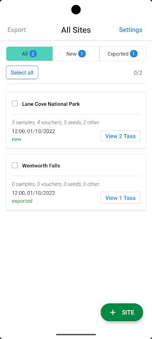 ReCER Field Collection Screenshot 1