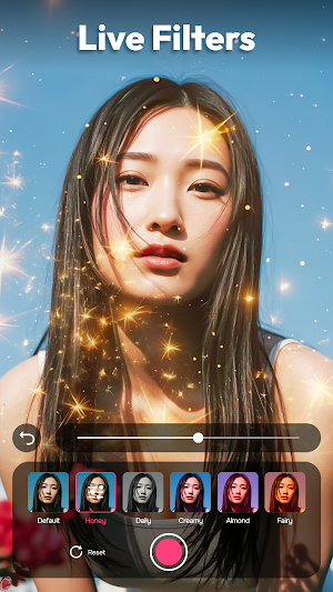 Filterly:Camera Selfie Sticker Screenshot 2
