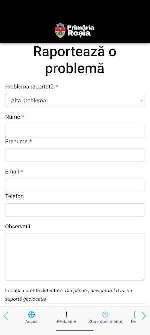 Roșia App Screenshot 2