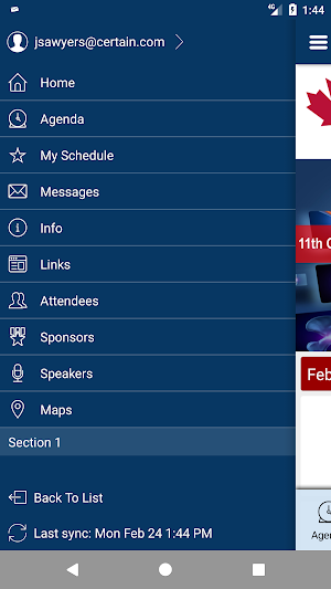 CAPM&R Events Screenshot 2
