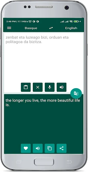 English Basque Translate Screenshot 2