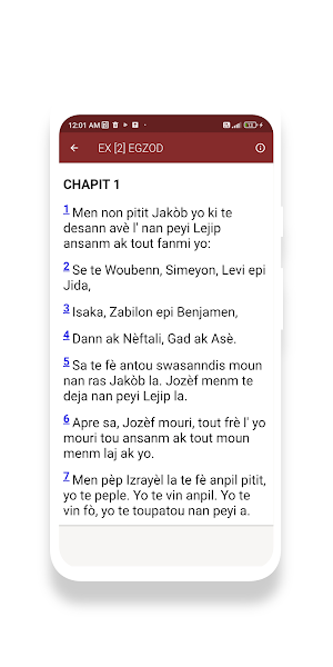 Bib Kreyol Screenshot 3