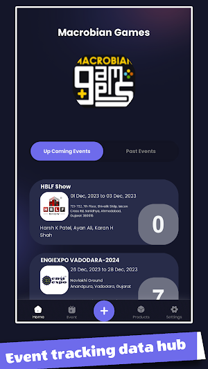 Event Tracker - Expo Data Hub Screenshot 0