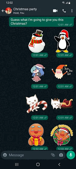 Christmas Sticker for WhatsApp Screenshot 1