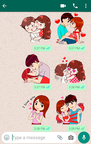 Love Story Stickers Screenshot 0