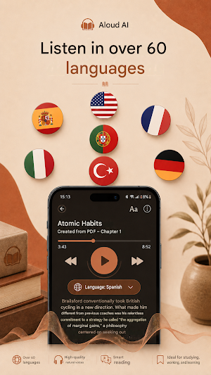 Aloud AI: PDF to Audiobook Screenshot 3