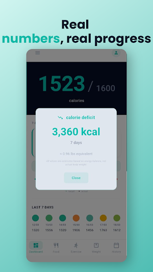 CalTrako - Calorie Tracker Screenshot 1