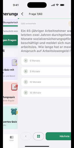 Versicherungen Prüfung 2026 Screenshot 2