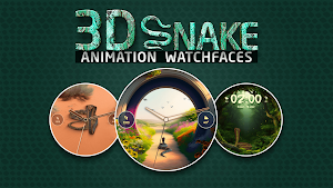 3D Snake Live Watch Face Screenshot 0