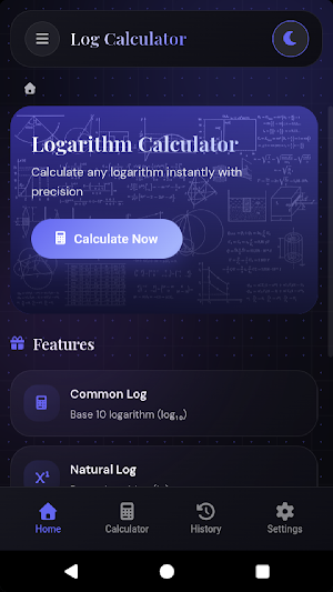 Logarithm Calculator Screenshot 0