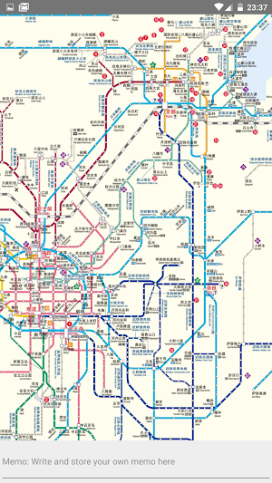 Kyoto Metro Train Tour Map Screenshot 2