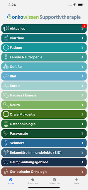 Supportivtherapie onkowissen Screenshot 0