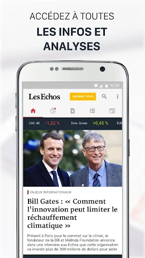 Les Echos, l'info économique Screenshot 0