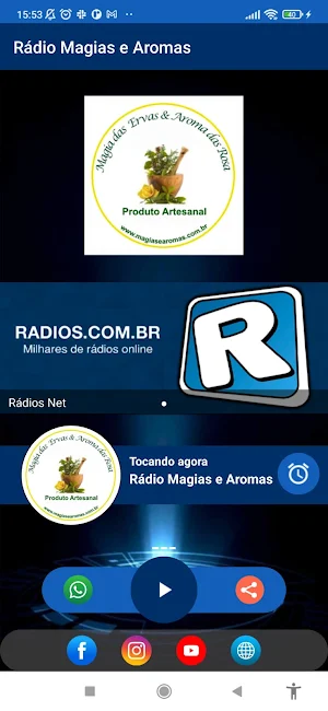Rádio Magias e Aromas Screenshot 2