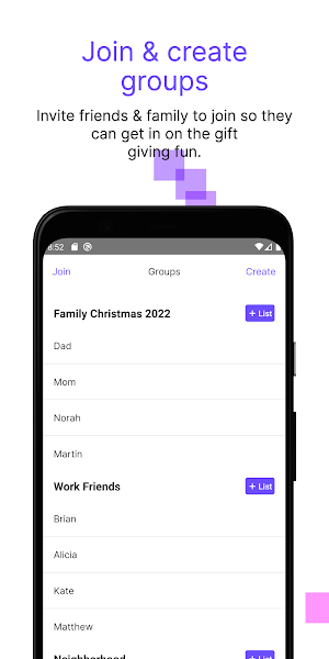 Group Gifts Screenshot 0