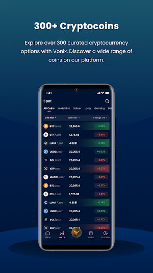 Vonix - Buy & Sell Crypto Screenshot 1