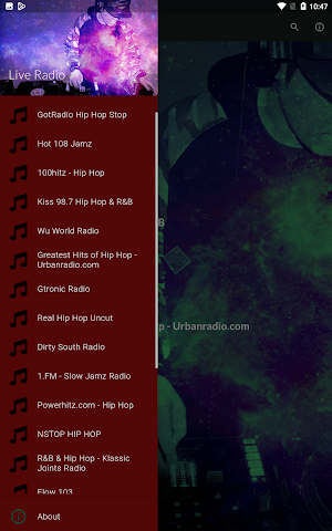 Hip Hop Music Radio Stations Screenshot 1