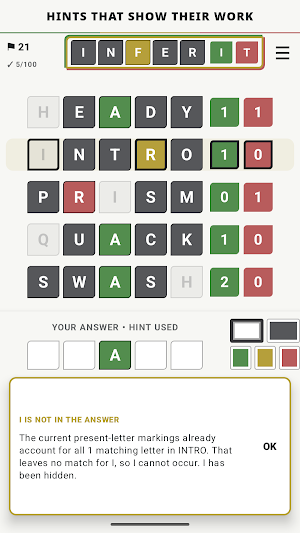 InferIt: Word Logic Game Screenshot 2