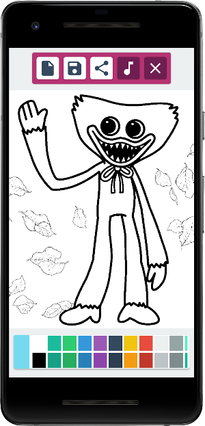 Huggy Wuggy Coloring Book Screenshot 2