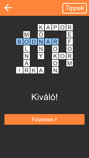 Keresztrejtvény Screenshot 2