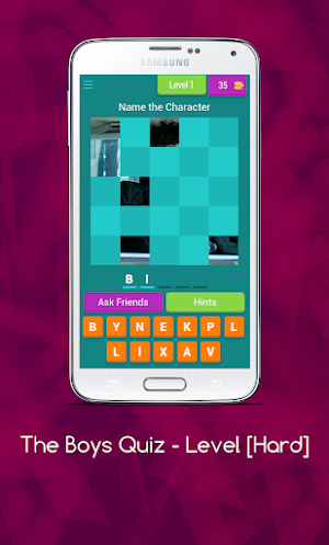 The Boys Quiz - Level [Hard] Screenshot 0