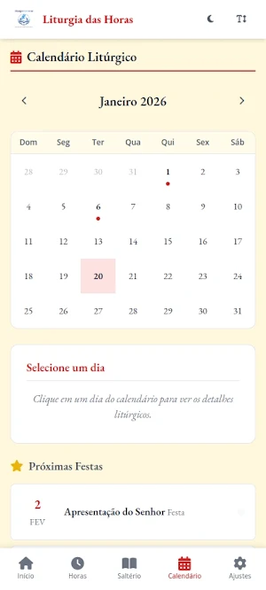 Liturgia das Horas Screenshot 1