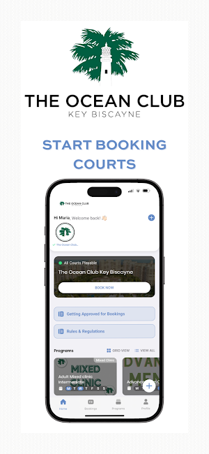 OCCA Racquet Sports Screenshot 0