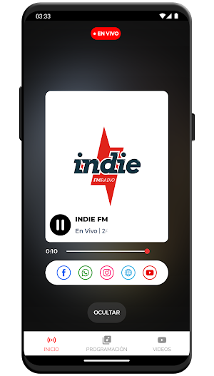 Indie FM Screenshot 2