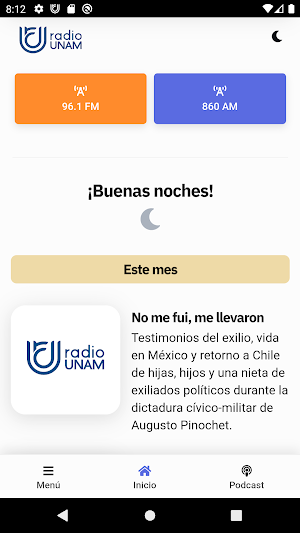Radio UNAM Screenshot 0