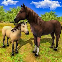 Wild Horse Family Survival