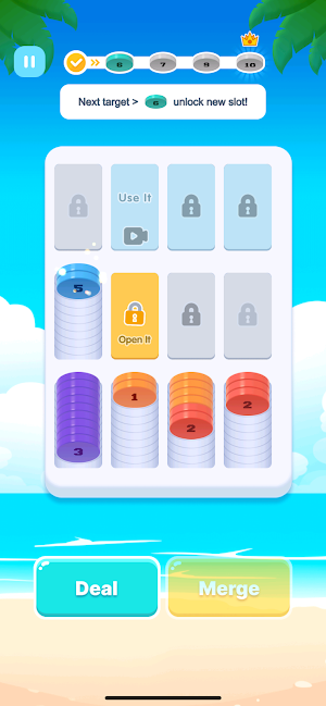Sort Coins - Chips Merge Screenshot 2