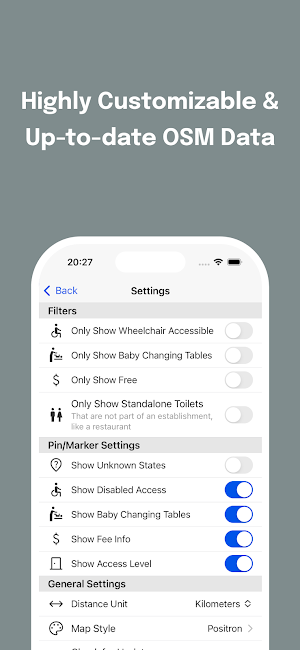 Toilet Finder & Bathroom Map Screenshot 2