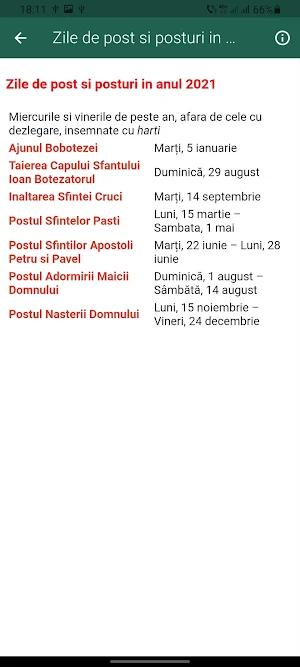 Calendar Ortodox 2021 Gratuit Screenshot 2