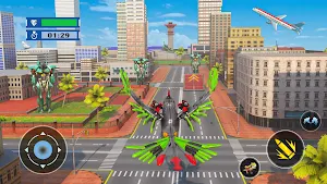 Multi Robot Bike Transform: Dino Robot Game Screenshot 3