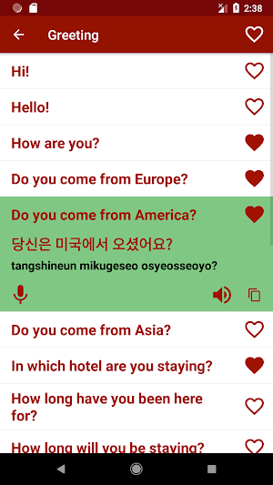 Learn Korean Free Offline For Travel Screenshot 1