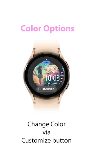 Girly Watch face Screenshot 2