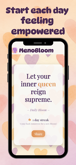 MenoBloom: Menopause & Health Screenshot 0