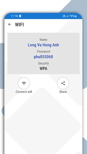WiFi QR Code Scanner Screenshot 2